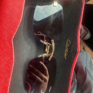 New black tint Cartier shades